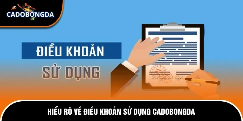 Điều Khoản Sử Dụng 1 Hiểu rõ điều khoản sử dụng Cadobongda là gì