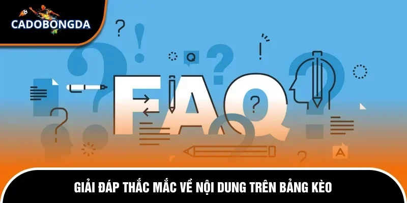 Câu Hỏi Thường Gặp 2 Những thắc mắc về dữ liệu xuất hiện trên bảng kèo